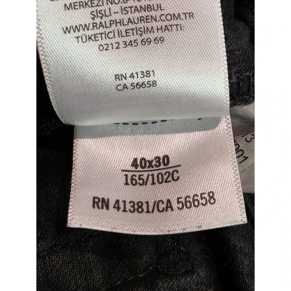 Polo Ralph Lauren Varick Slim Straight Jeans Black Mens 40x30 710726967001